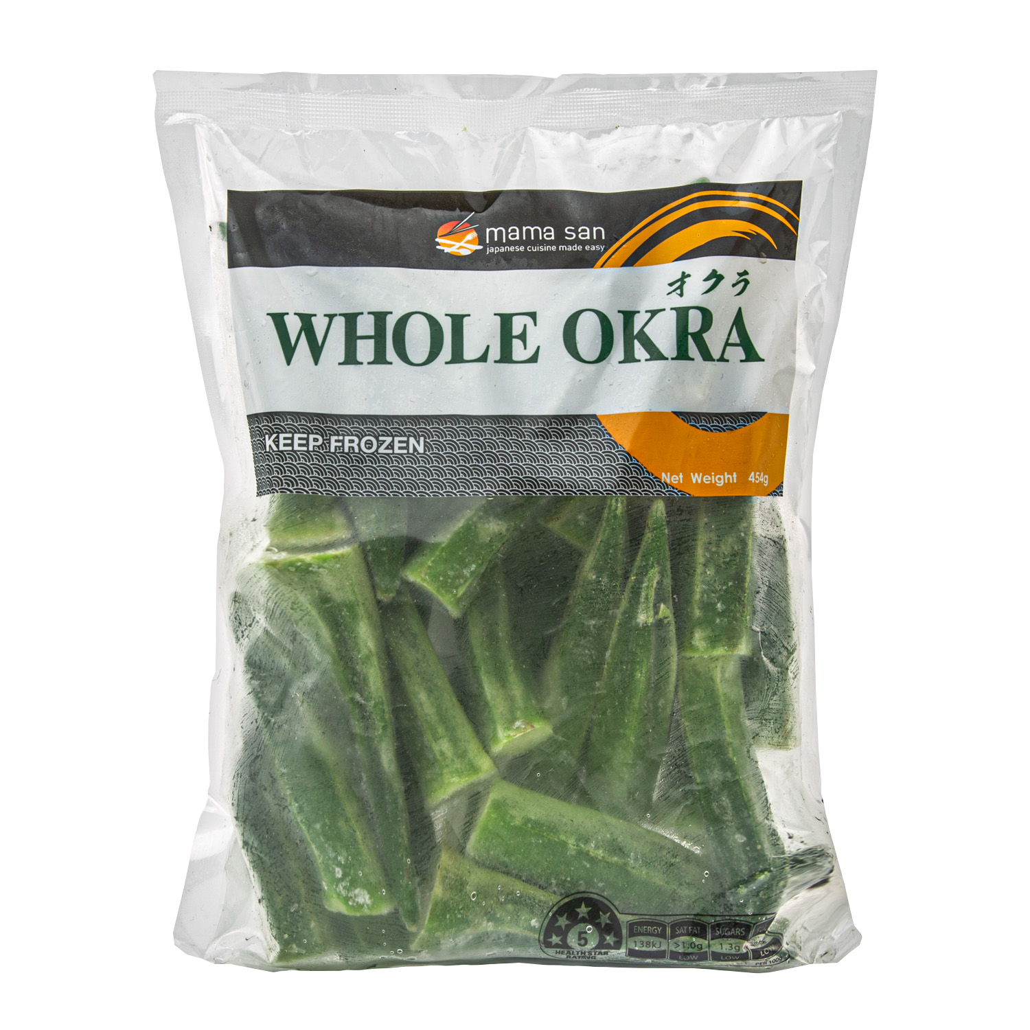 mama san Frozen Whole Okra