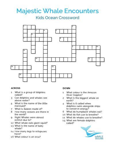 kids crossword