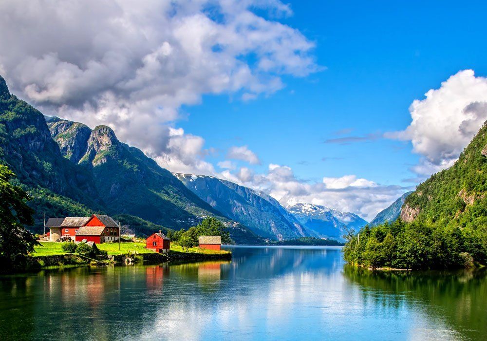 norway fjords scene