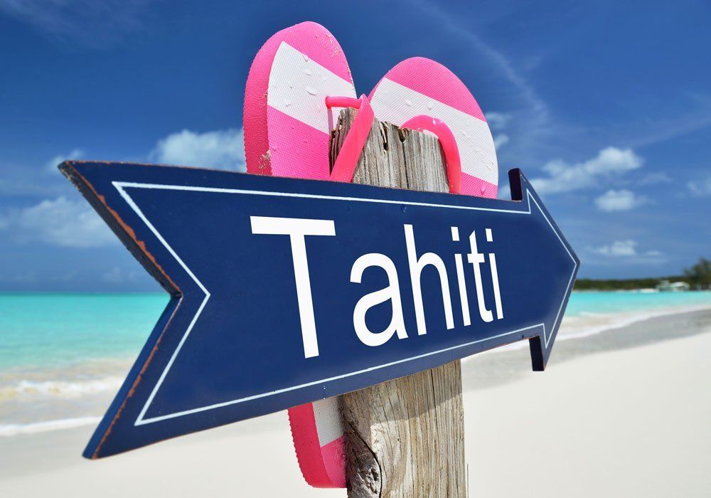 tahiti sign