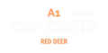 A1 concrete red deer logo
