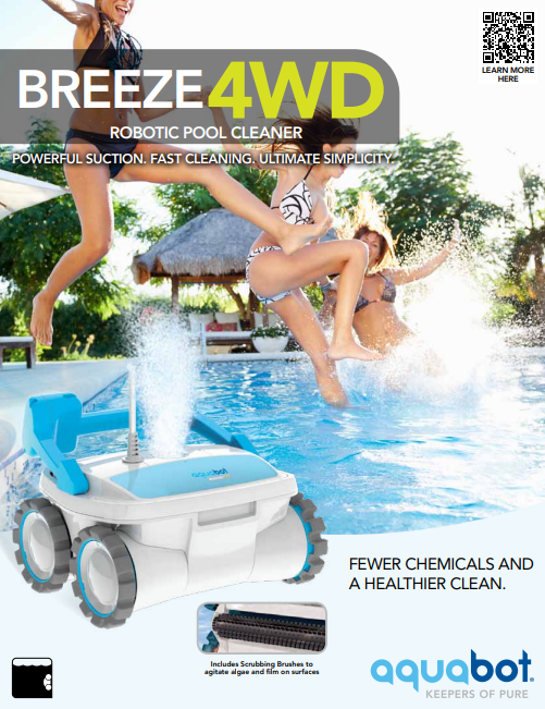 Robotic Pool Cleaner Breeze 4WD
