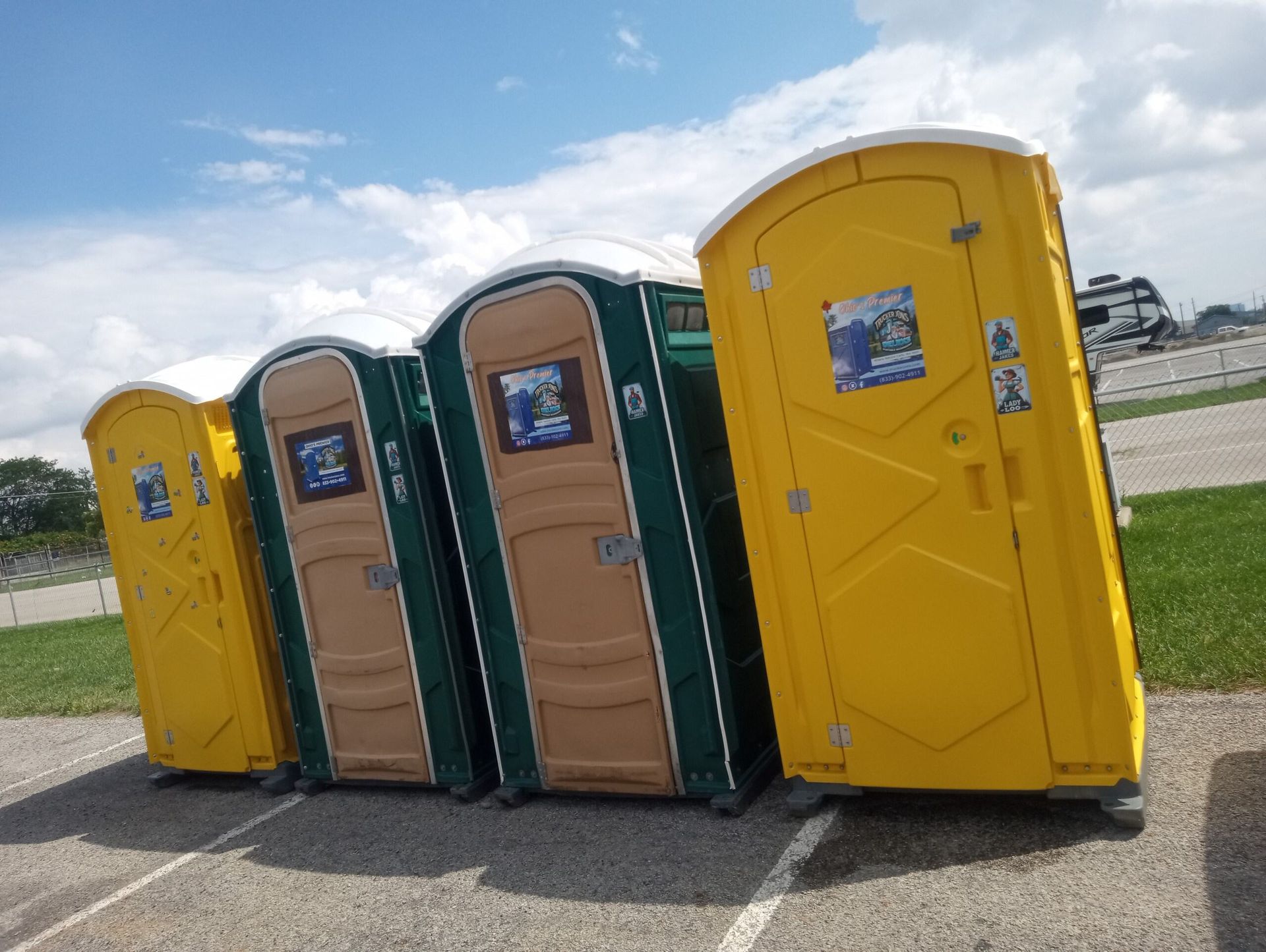 Is it legal to have a porta potty in your backyard?