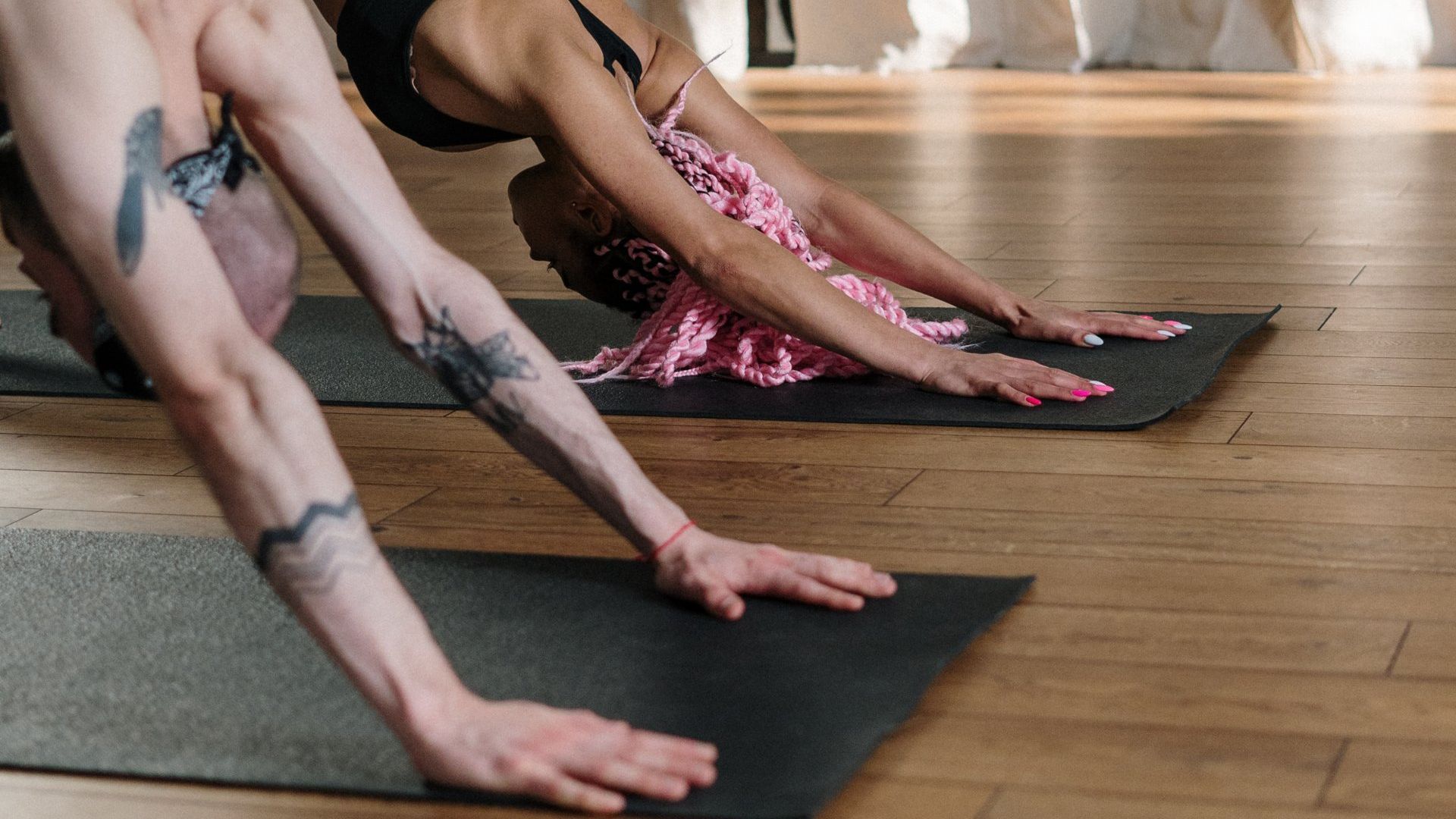 People enjoying a spin class at high altitude health and fitness.