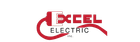 Logo for Excel Electric, Inc. features red stylized "E" forming plug, with "EXCEL" and "ELECTRIC" in red.