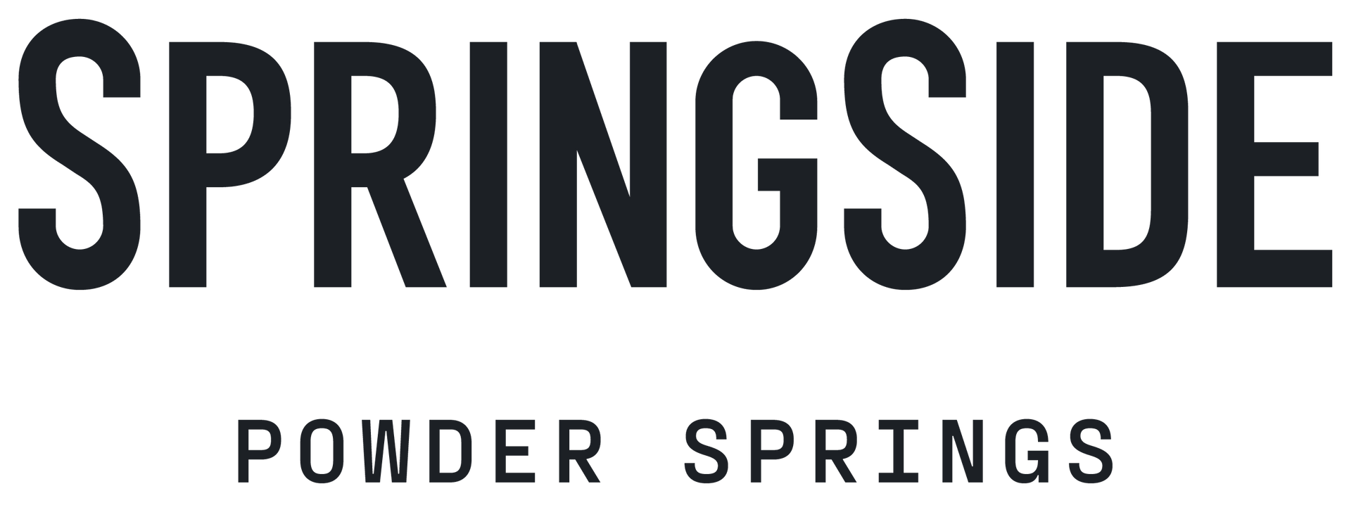 Springside at Powder Springs logo on charcoal background - Powder Springs, GA