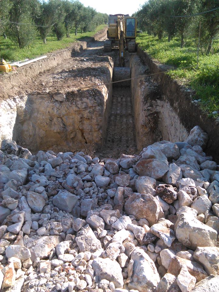 sistemazione orografica del terreno