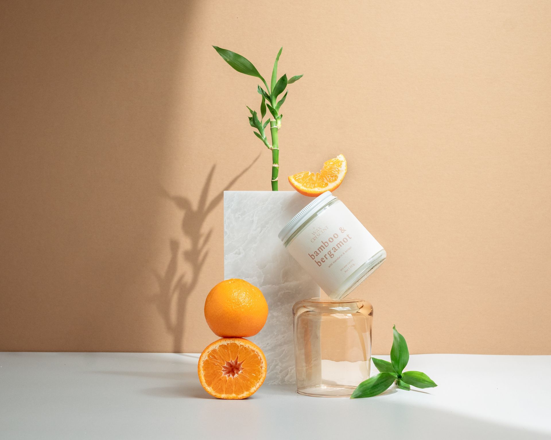 Wax Crescent  Bamboo Bergamot Candle