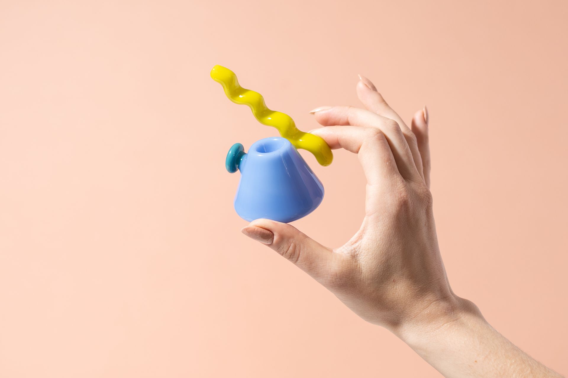 Coldberger Glass Hand Blown Smokeable Accessories Pipe 