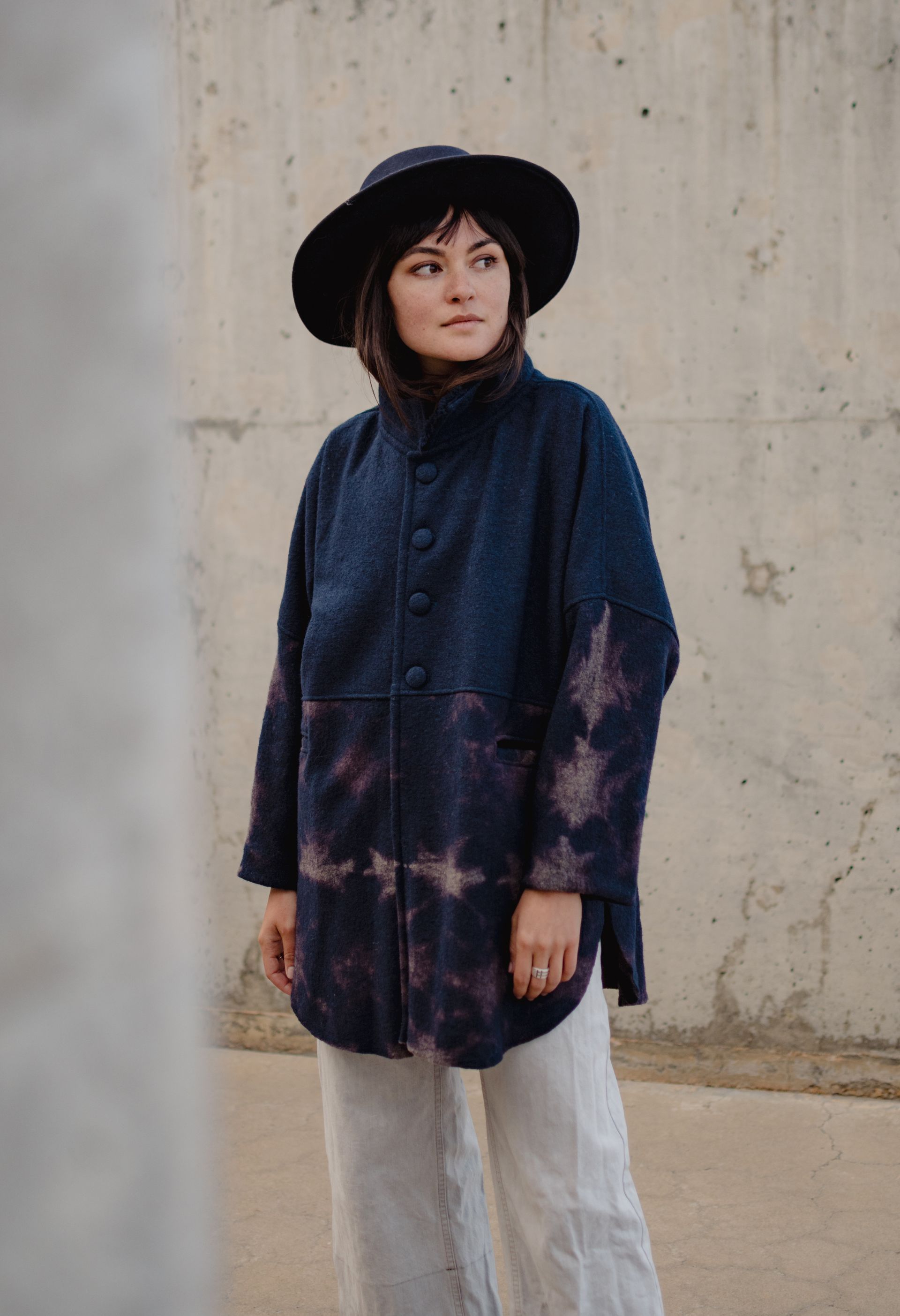 ARAE handmade and dyed wool garments 