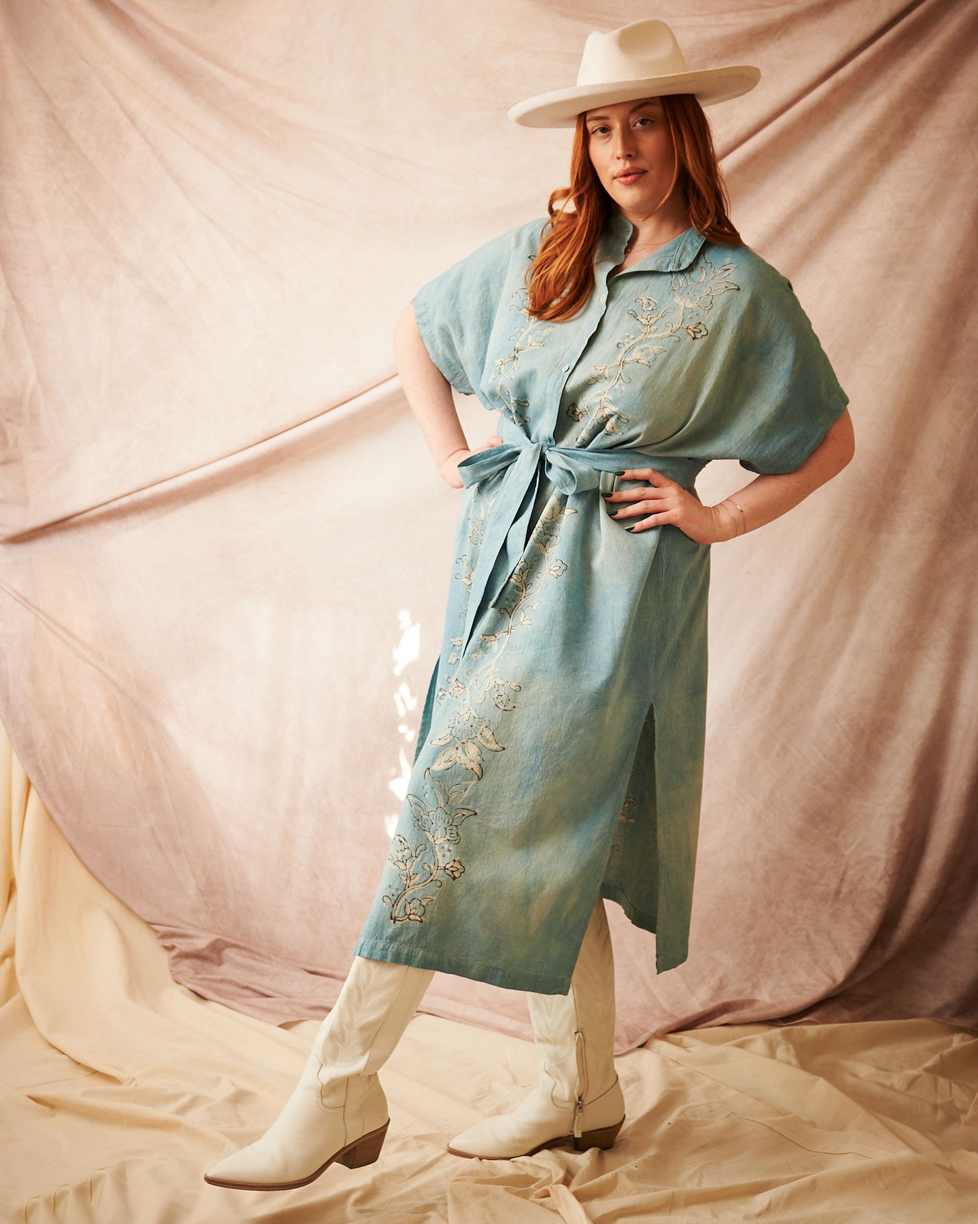 shiro goods hand dyed dress