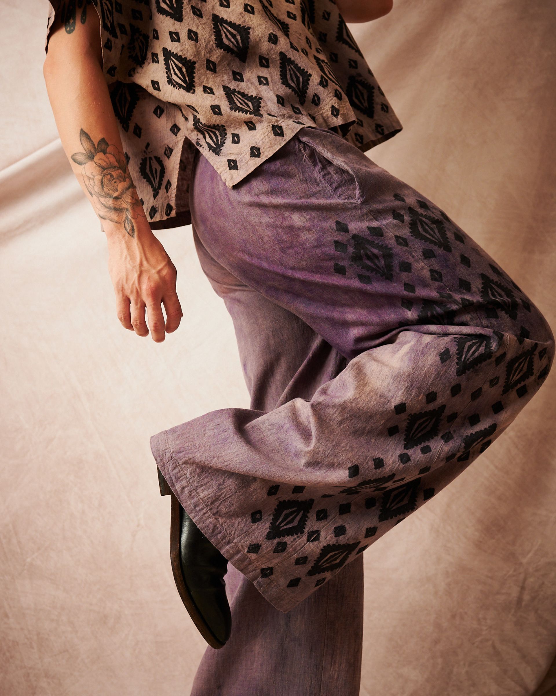 shiro goods hand dye pants