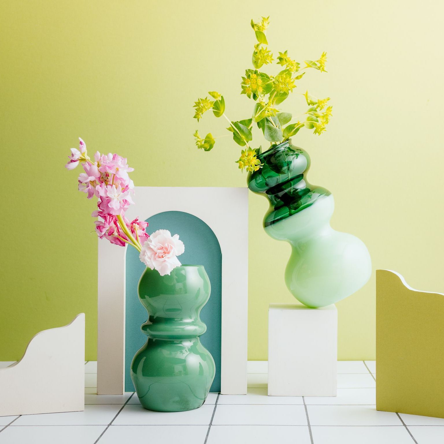 Coldberger Glass Hand Blown Vase