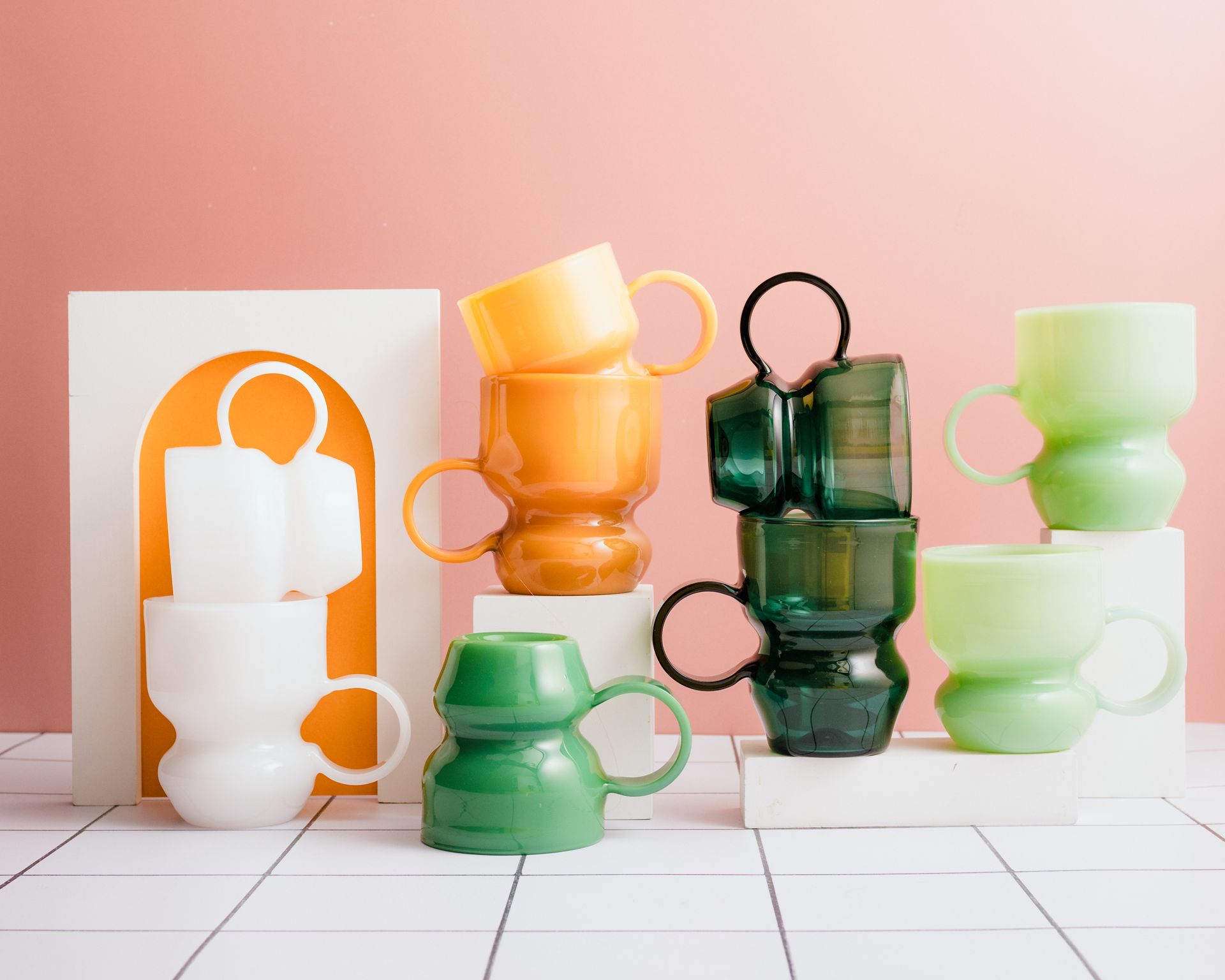 Coldberger Glass Hand Blown Mug Coffee Cup