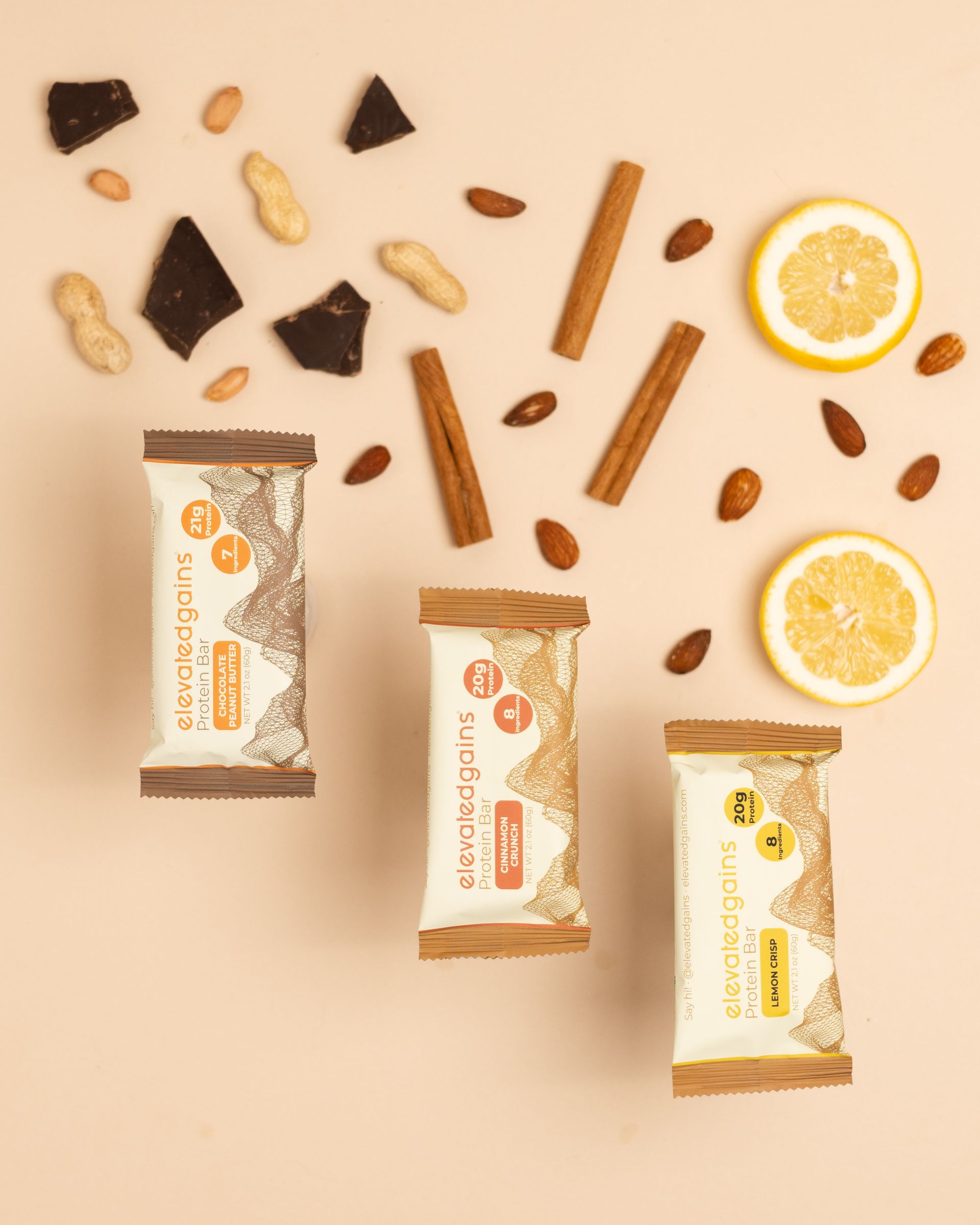 Elevated Gains Protein Bars