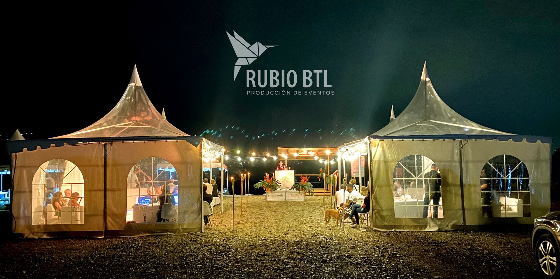 Carpas transparentes