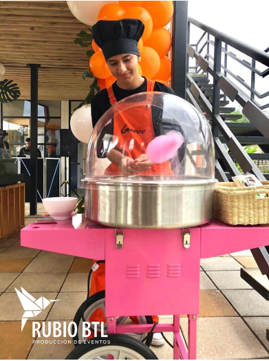 Maquina de algodón de azúcar 