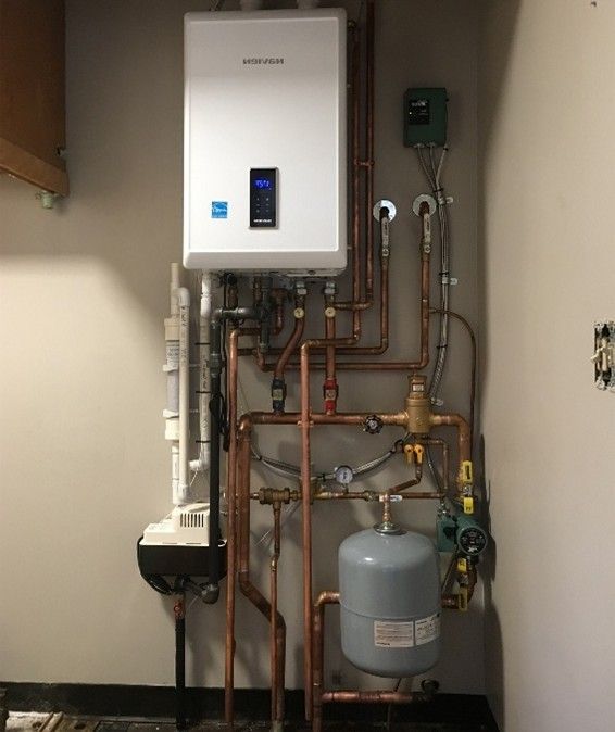Combi Unit Boiler with tankless hot water heater installation Combi Unit Boiler with tankless hot water heater installation