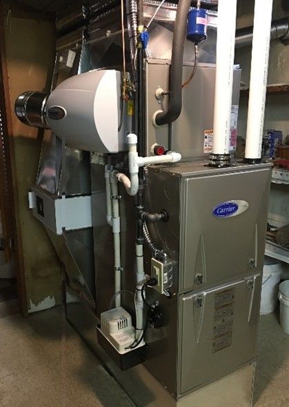 Carrier furnace installation Carrier furnace installation
