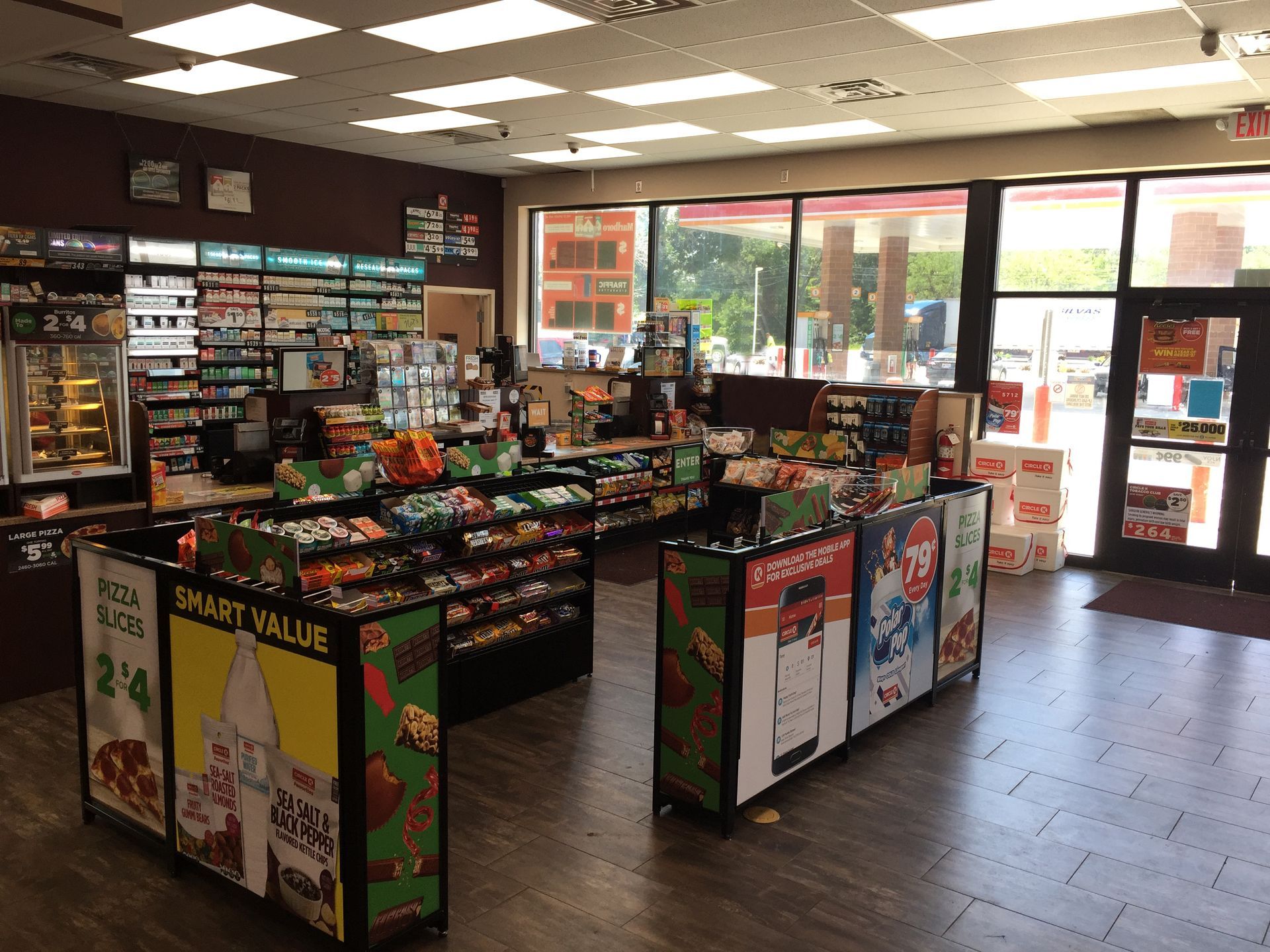 Light queuing solution for a convenience store  