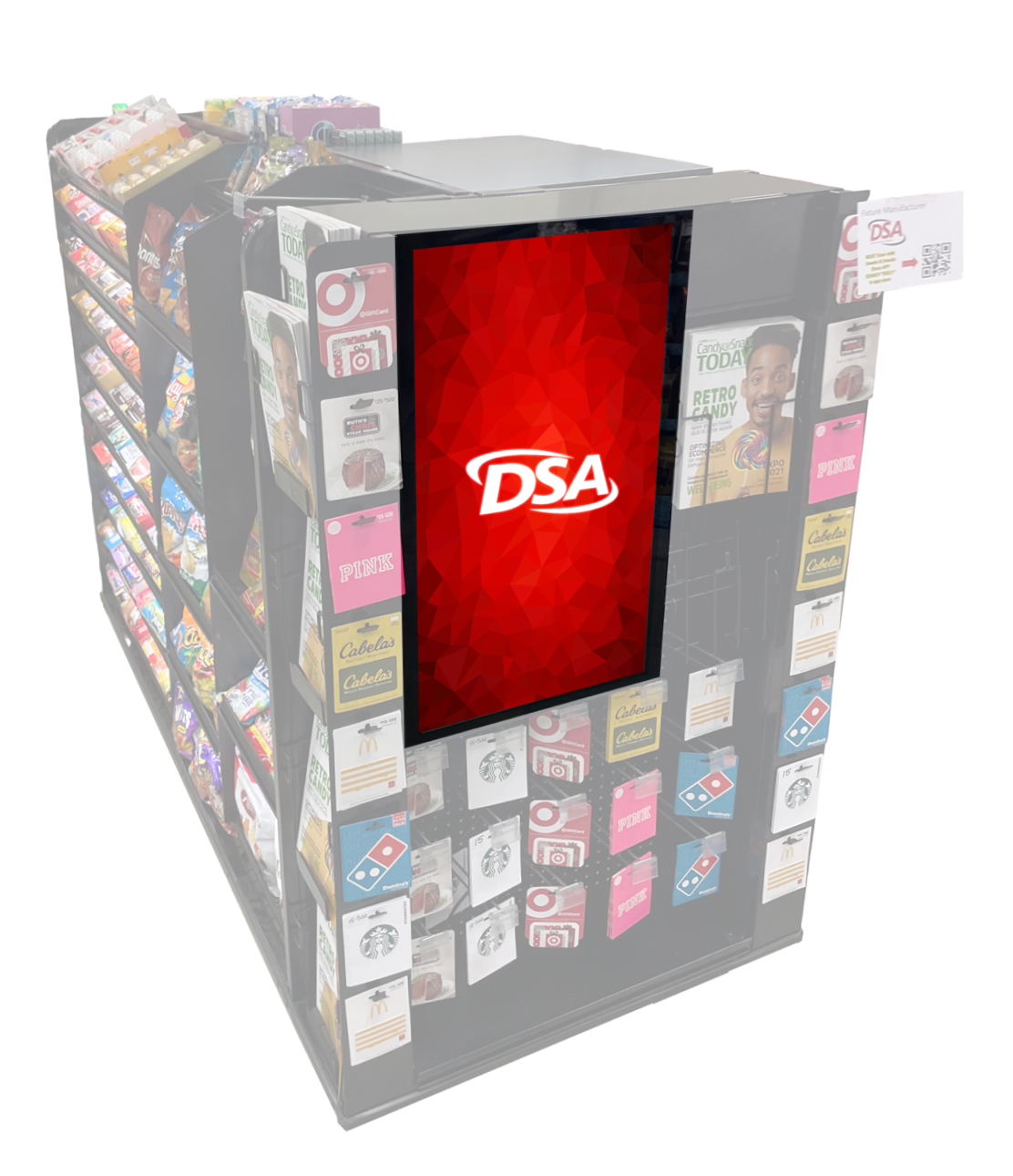 Interactive display for checkout lane