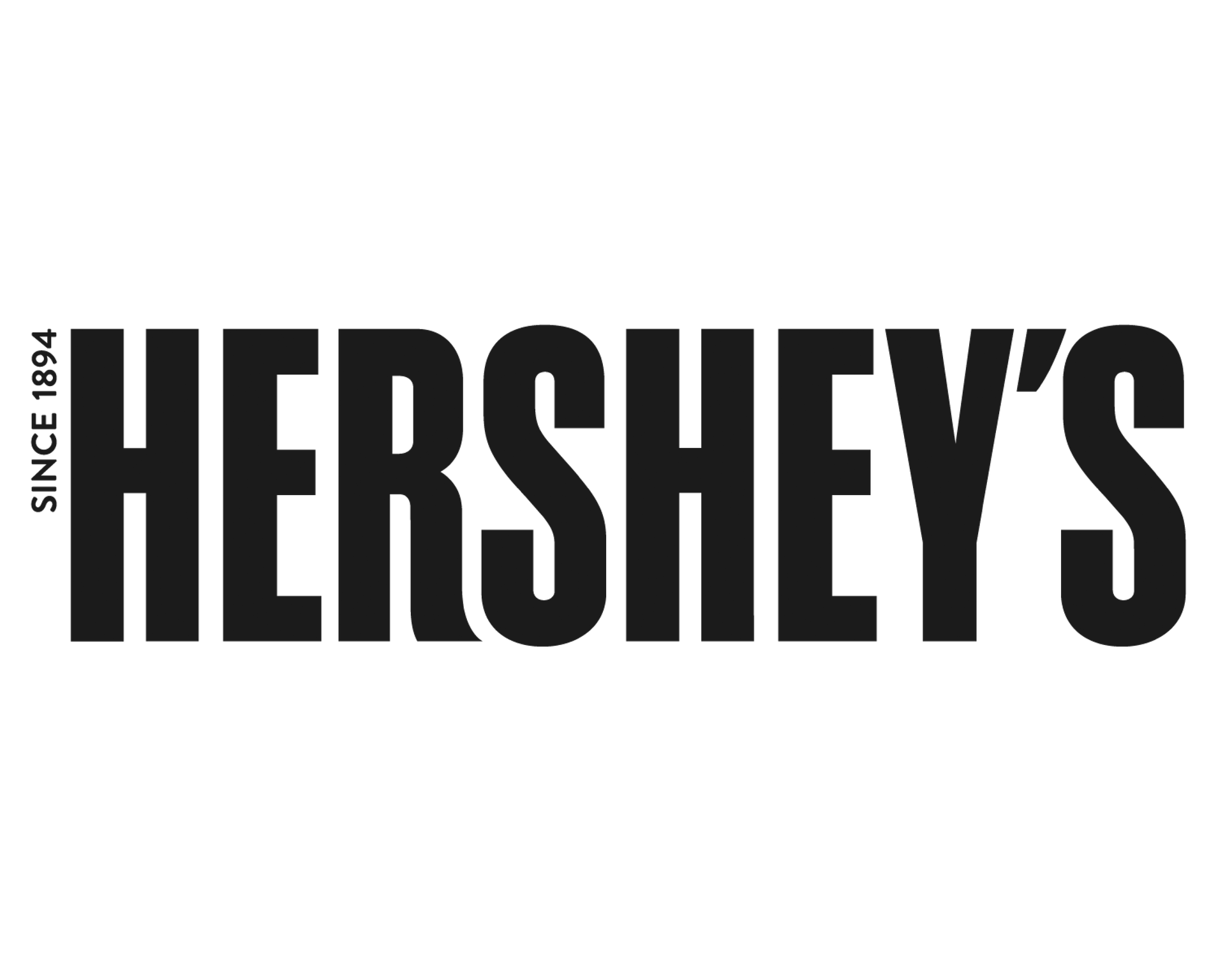 A hershey 's logo on a white background