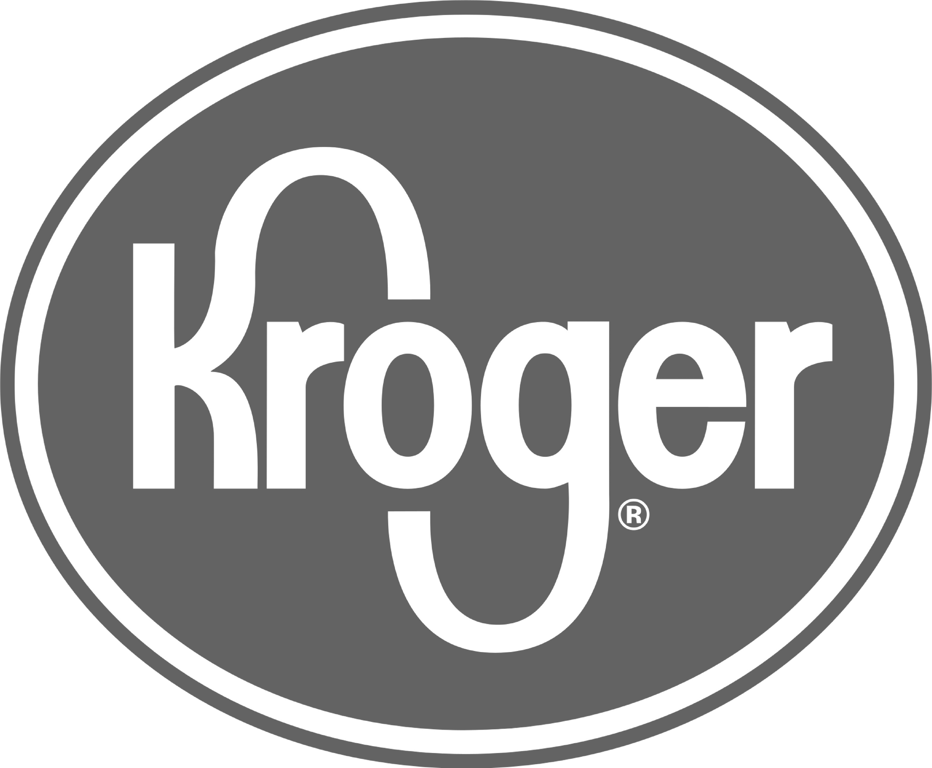 The kroger logo is blue and white on a white background.