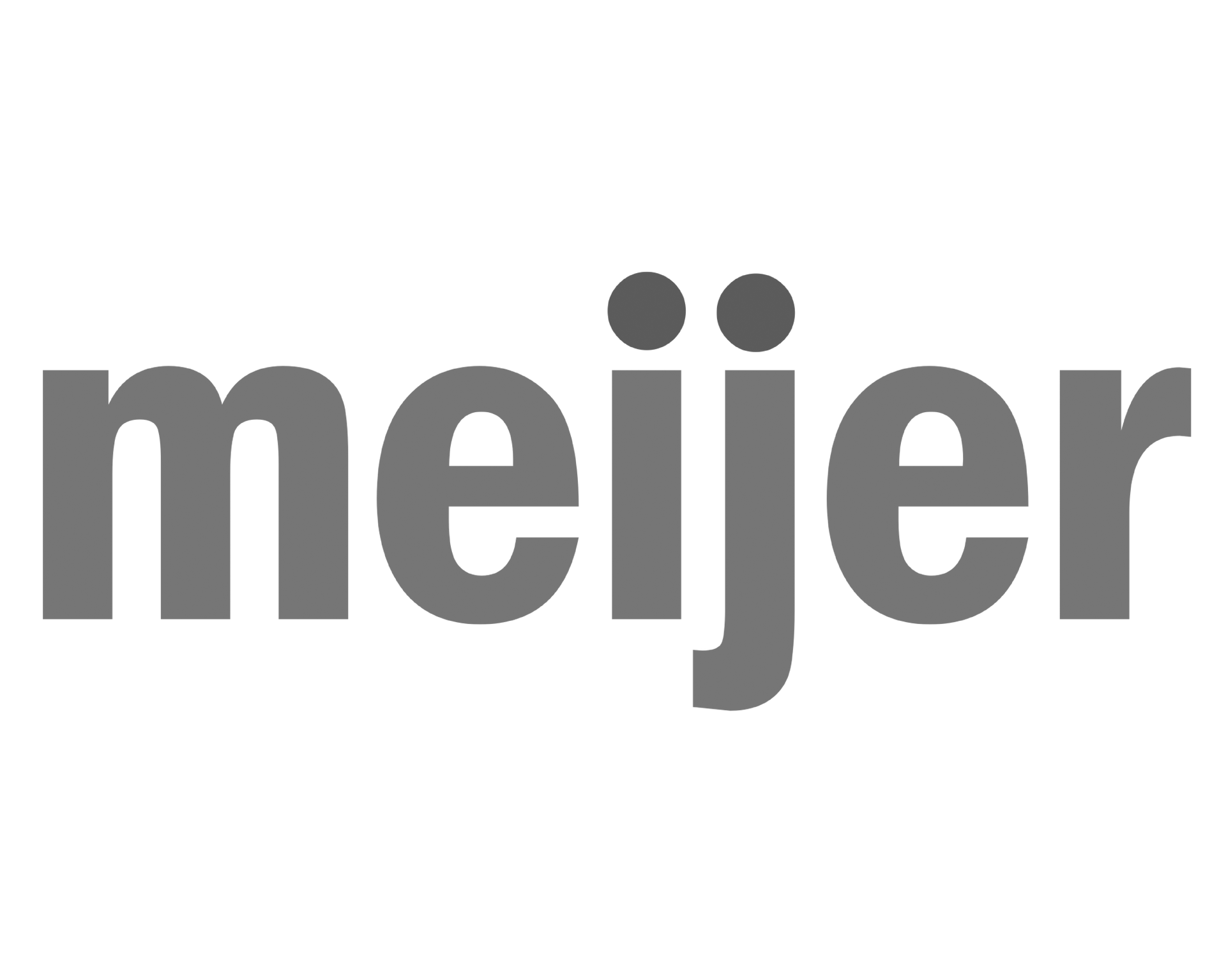 A red and blue meijer logo on a white background.