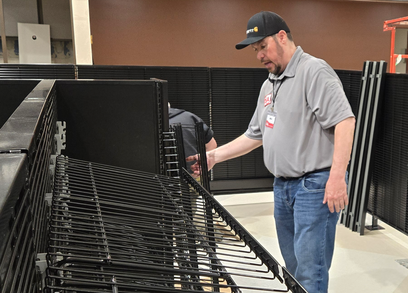 Merchandising racks being replaced