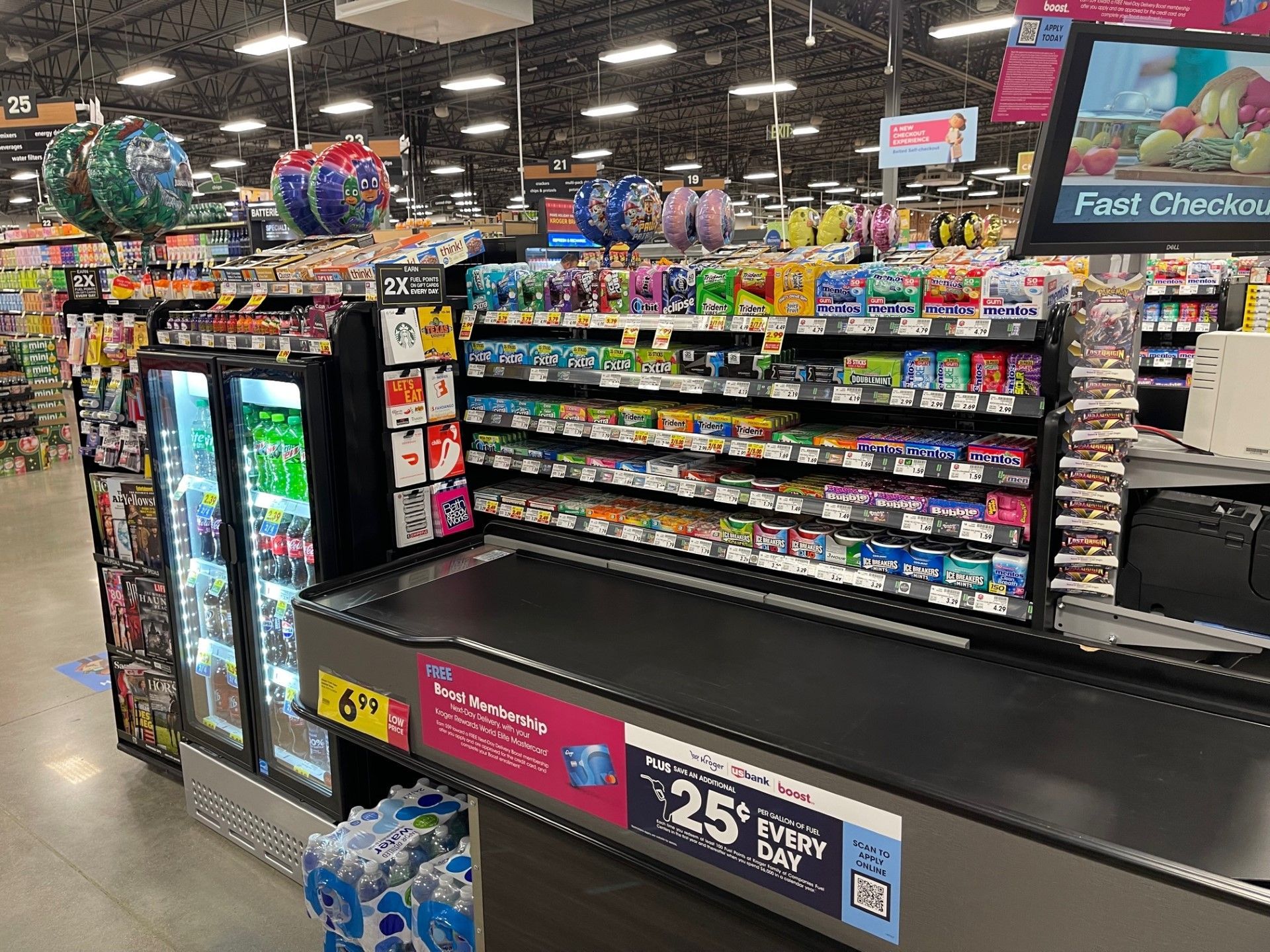 Assisted checkout lane for Kroger