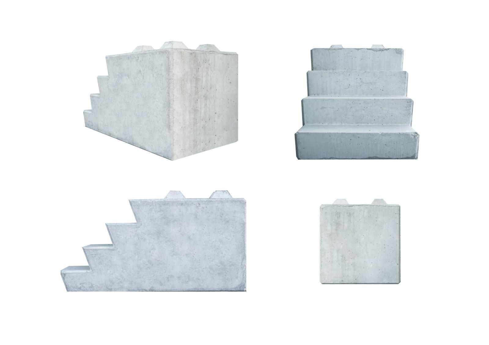 vaire forme di blocchi impilabili in calcestruzzo