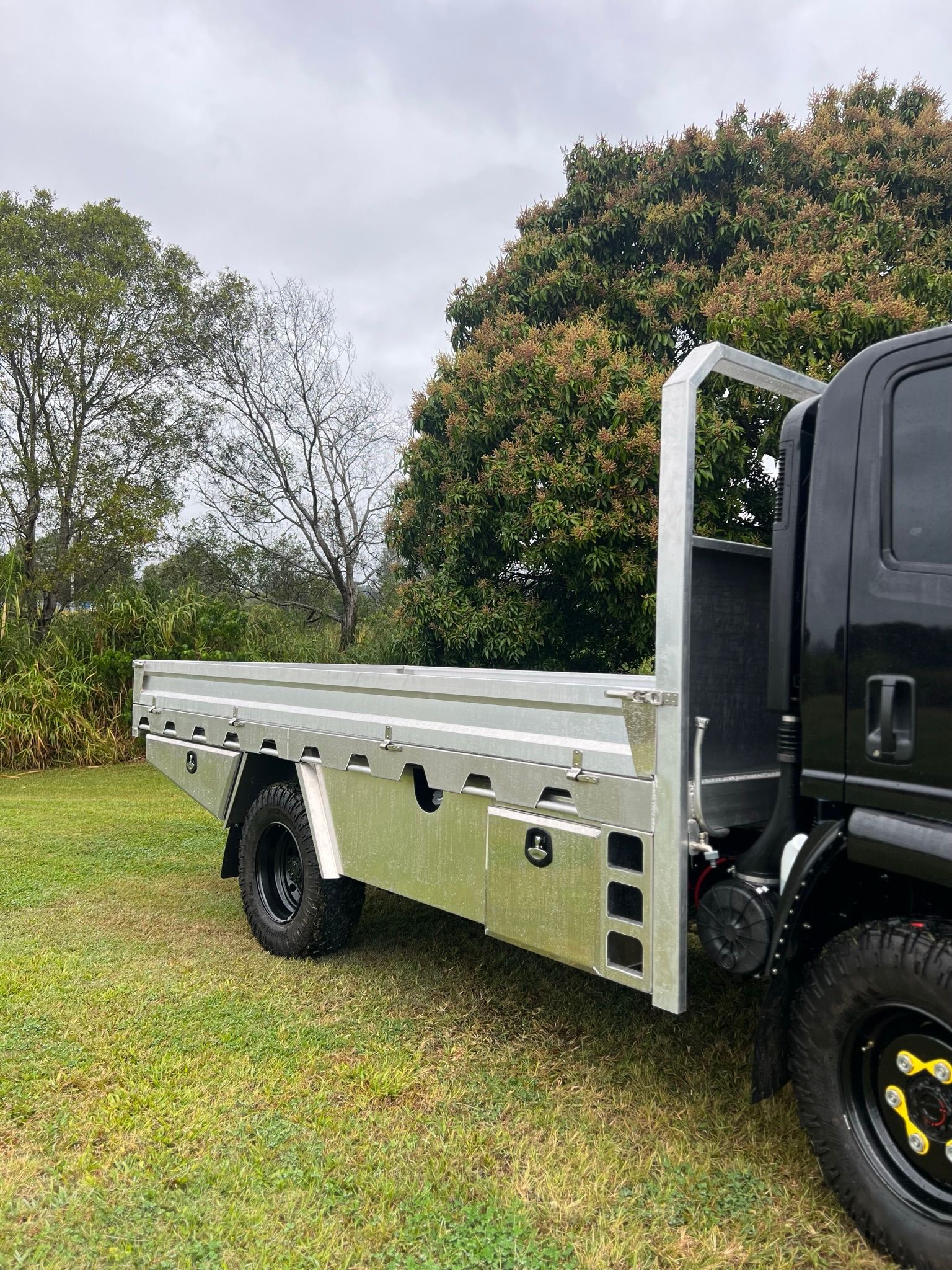 Two Off-road Vehicles Parked on a Sandy Beach — Rod's Engineering & Lifetime Trailers in Bli Bli, QLD
