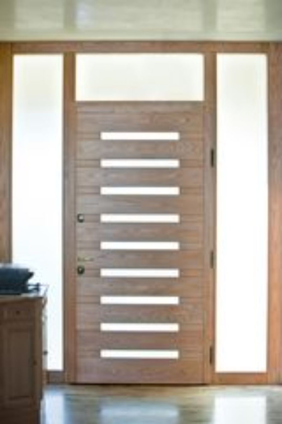 portoncino con liste