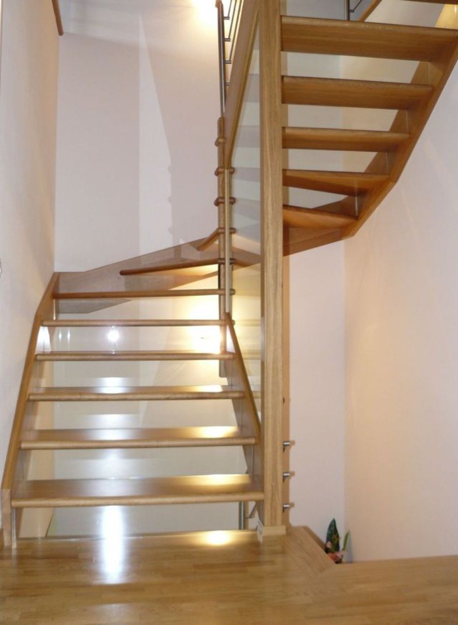 scala in legno su misura