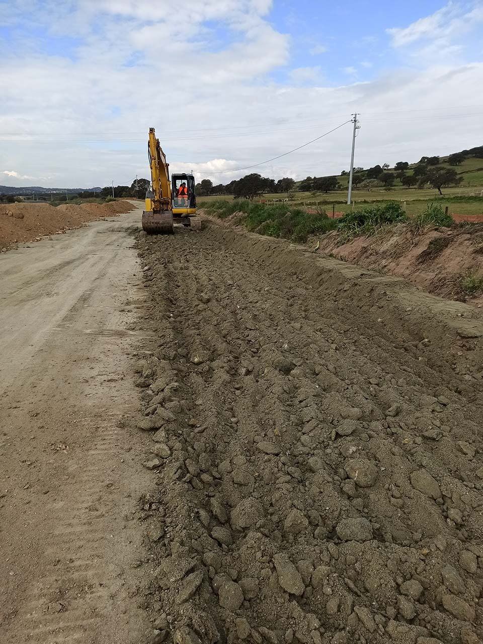 movimentazione terra per lavori pubblici