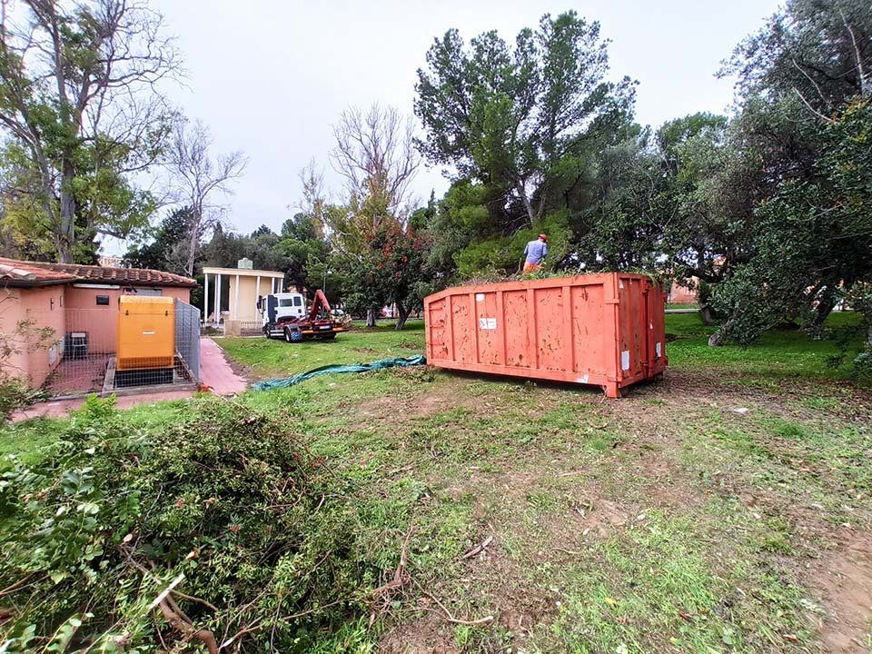 cassone scarrabile per raccolta sfalci