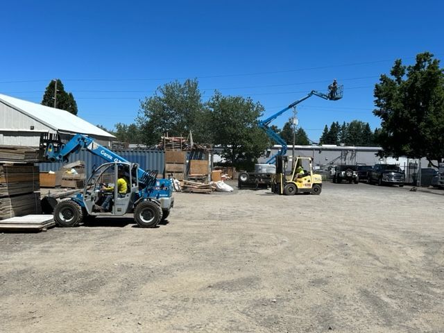 Forklift Training for a client. Warehouse and Reachforklift Training