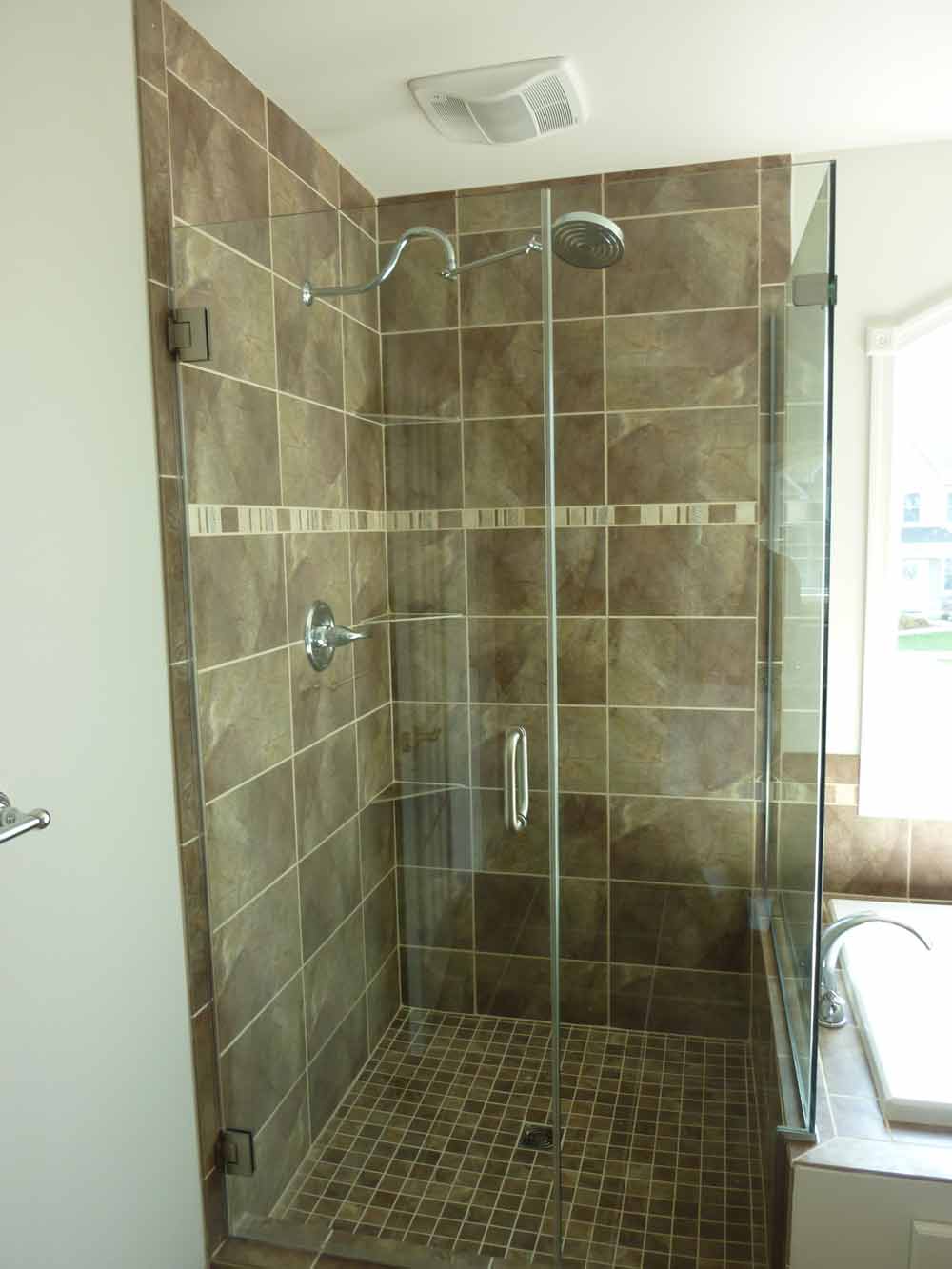 Bathroom Remodeling — Modern Shower in Lancaster, PA