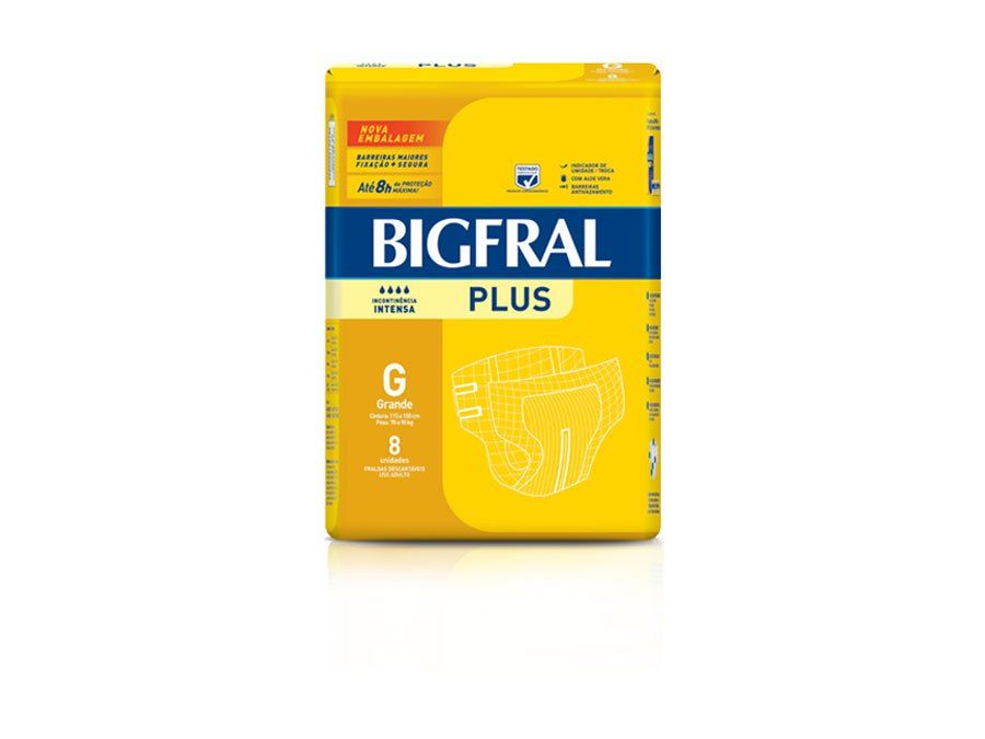 Fraldas Geriátricas BigFral | Distribuído pela Disk Fraldas