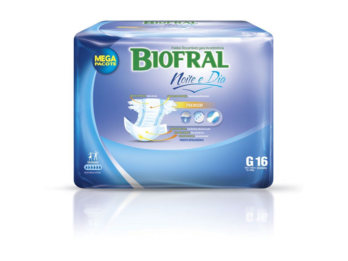 Fraldas Geriátricas BioFral | Distribuído pela Disk Fraldas