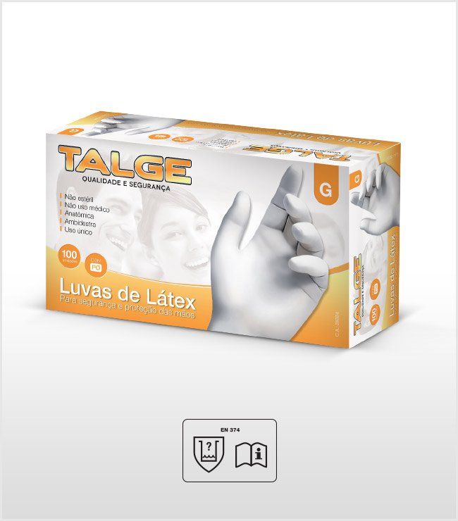 Luvas Descartáveis Talge | Distribuído pela Disk Fraldas