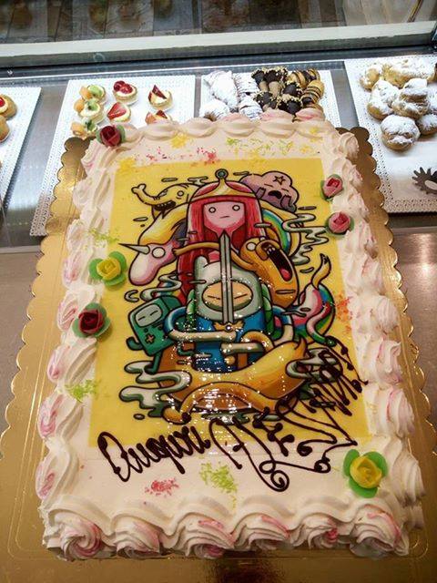 torta di compleanno Adventure Time