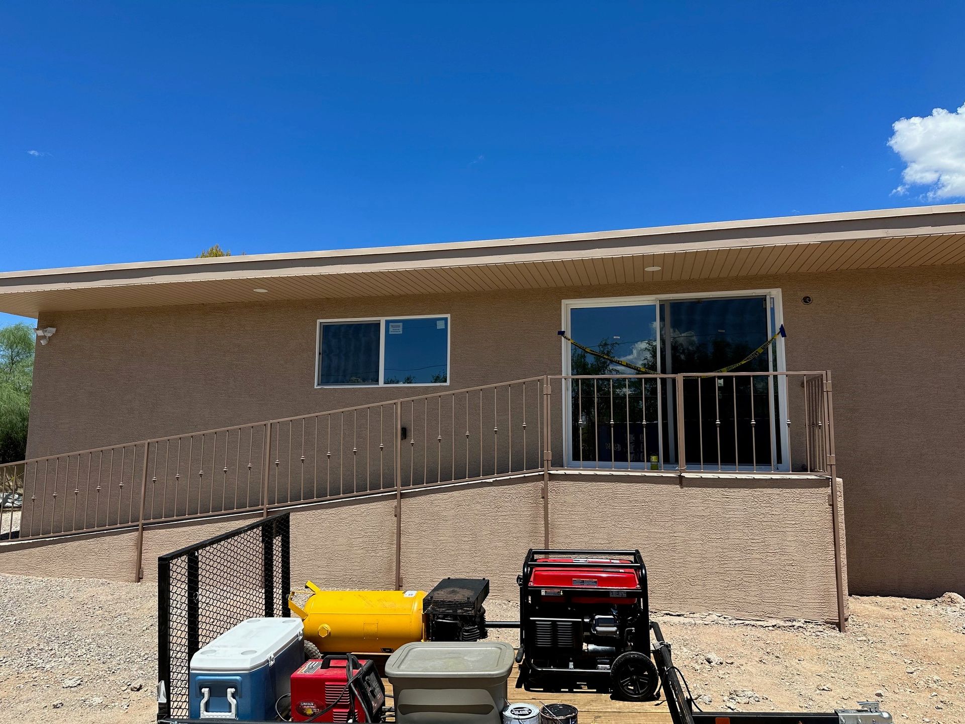 House with Railings — Tucson, AZ — D Handyman LLC Rod Iron & Fencing Services