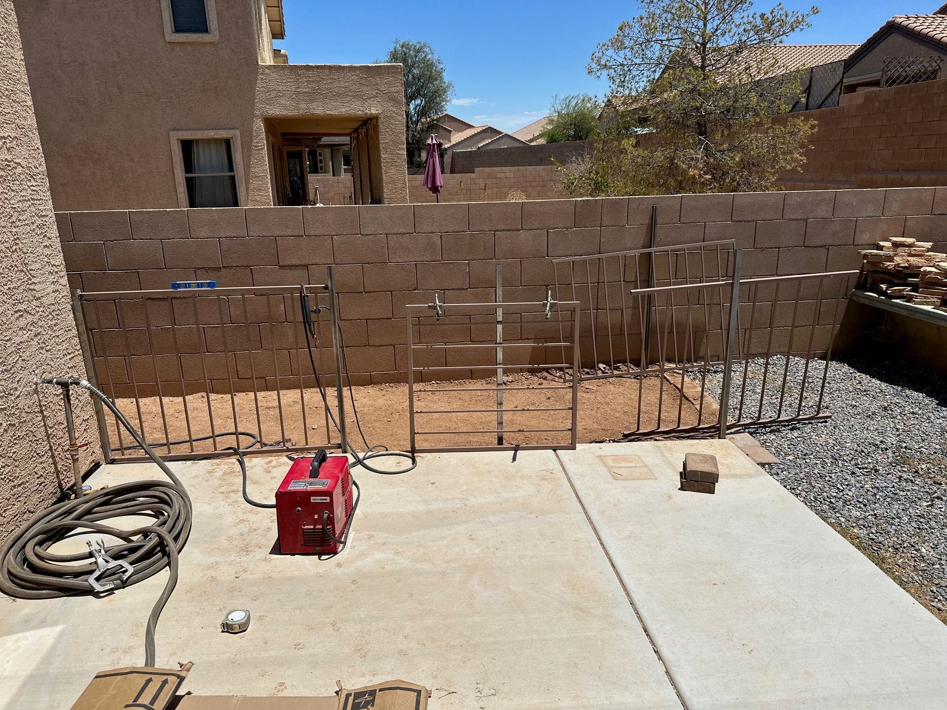 Fence Installation — Tucson, AZ — D Handyman LLC Rod Iron & Fencing Services