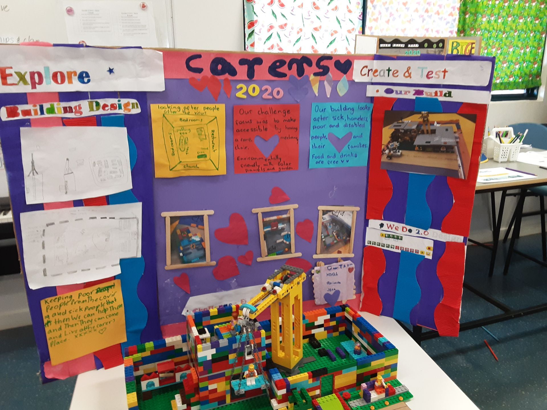 A display board with the year 2020 on it