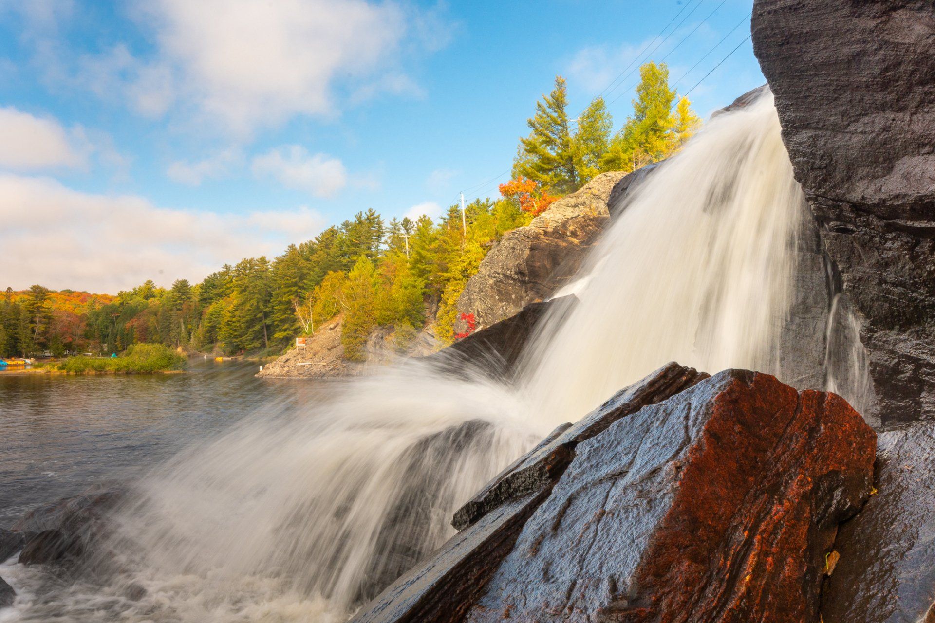 Muskoka High Falls | Waterfalls Ontario | Muskoka Waterfalls