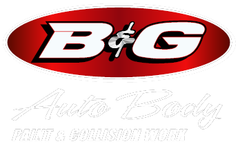 B&G Auto Body logo representing professional paint and collision repair work