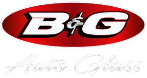 B&G Auto Glass logo for windshield repair and replacement services.