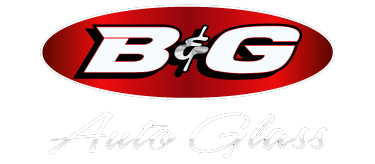 B&G Auto Glass red oval logo symbolizing quality auto glass and repair work.
