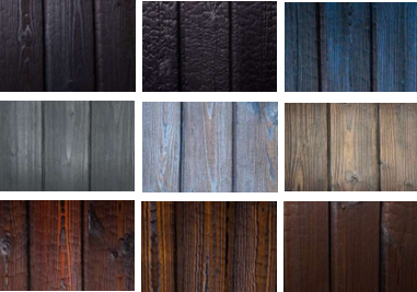 Et træterrasse med en stol på og træer i baggrunden.